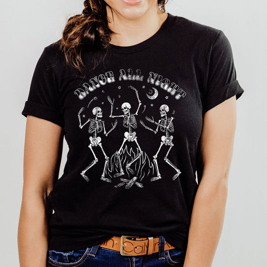 Dance All Night Skeletons T-Shirt