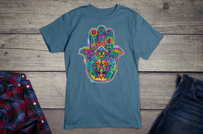 Neon Hamsa 2 T-shirt