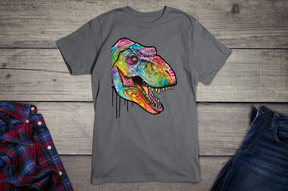 Neon Pyschedelic T-Rex T-shirt