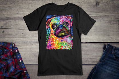 Neon Pug 2 T-shirt