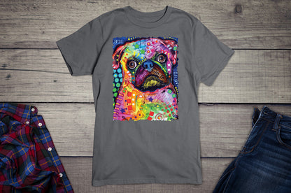 Neon Pug 2 T-shirt