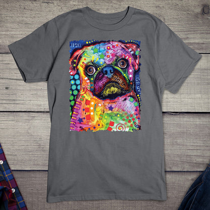 Neon Pug 2 T-shirt