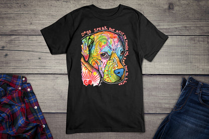 Neon Dogs Speak T-shirt