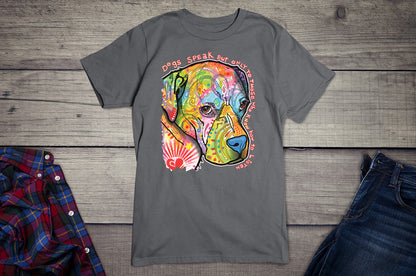 Neon Dogs Speak T-shirt