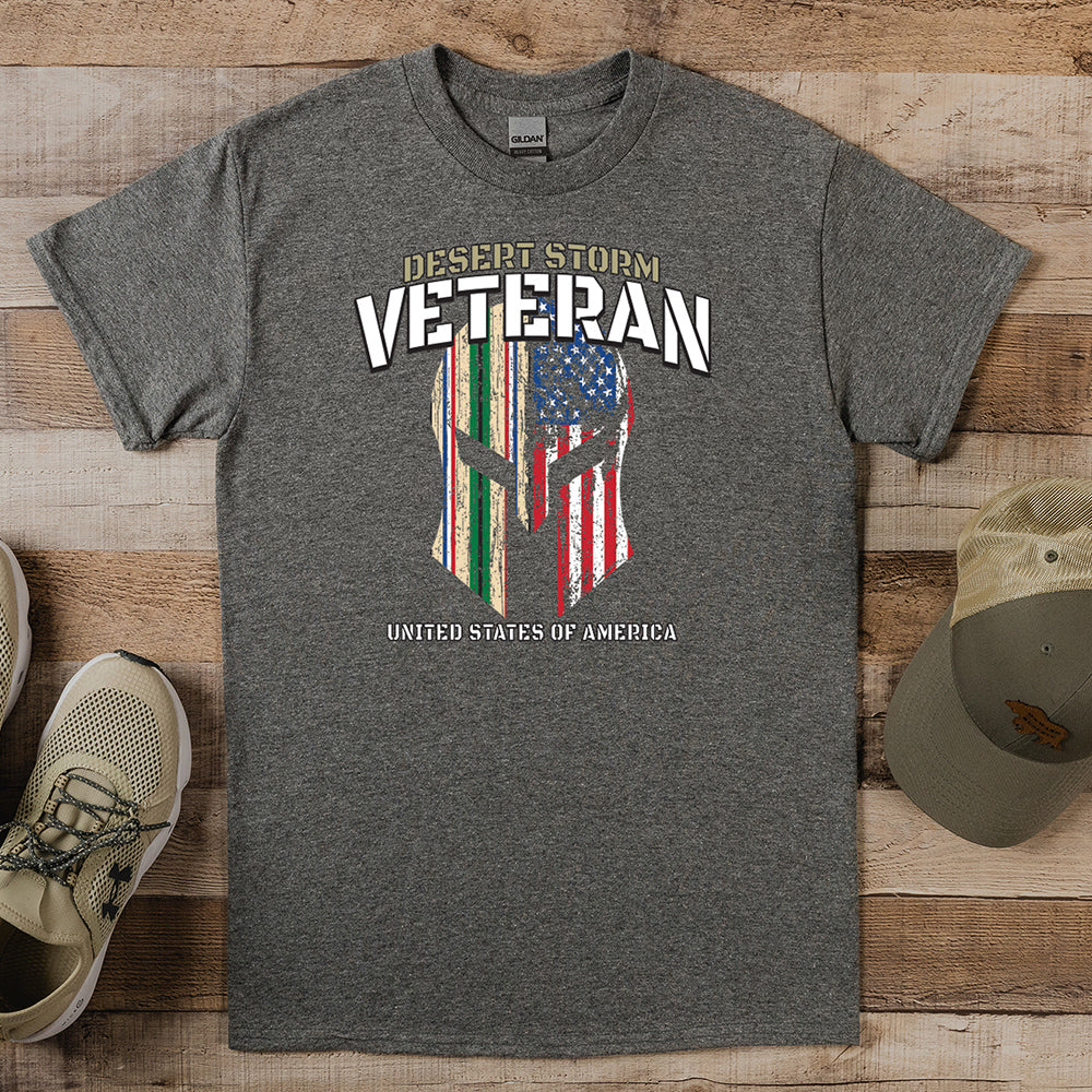 Desert Storm Veteran Helmet T-shirt