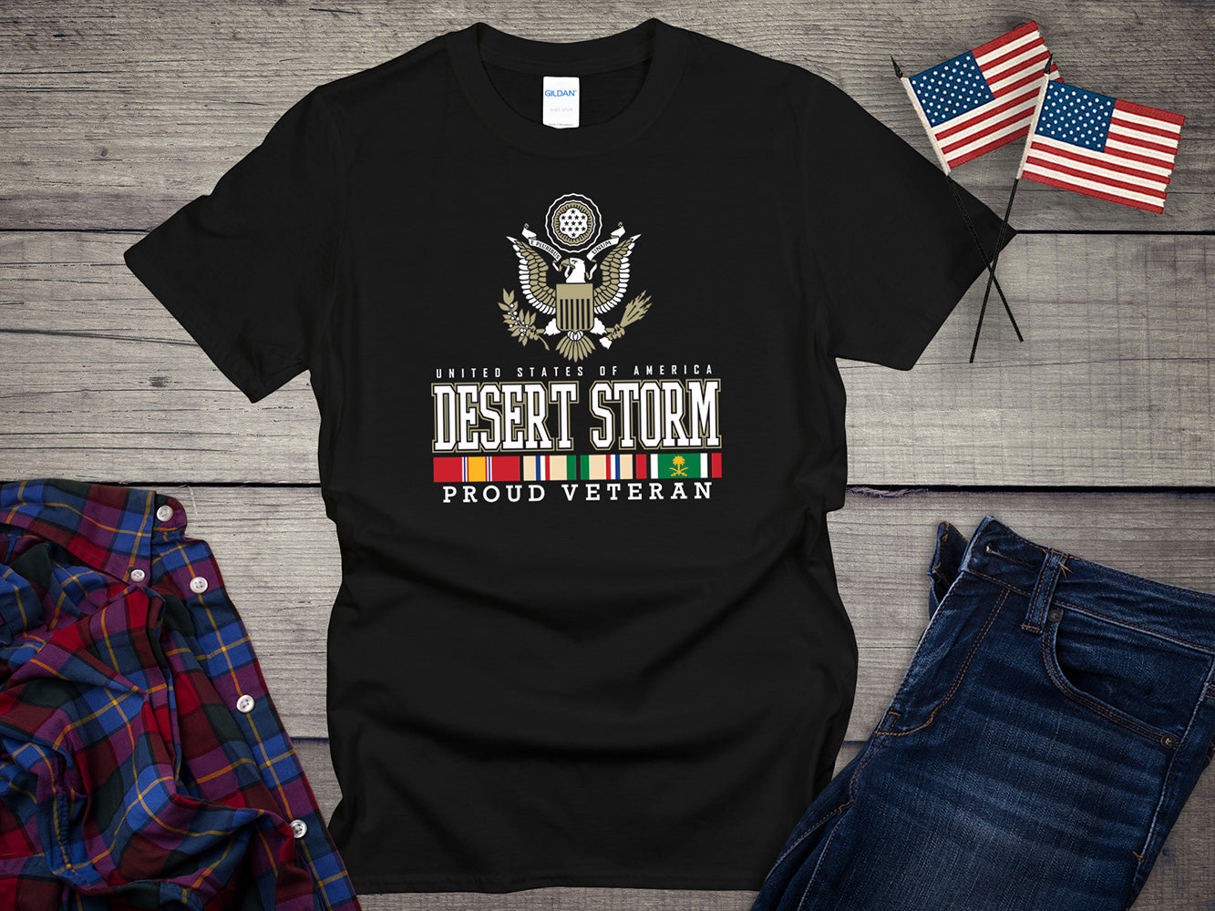 Veteran Eagle - Desert Storm T-shirt