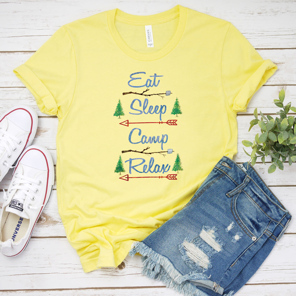 Eat Sleep Camp T-Shirt