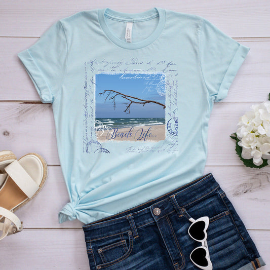 Beach Life Collage T-Shirt