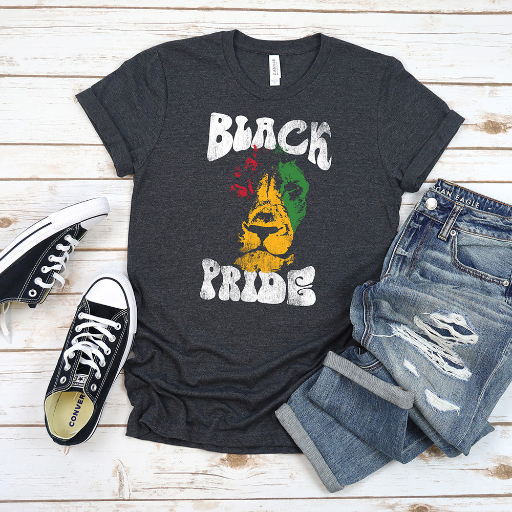 Black Pride Lion T-shirt