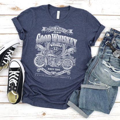 Motorcycle T-shirt, Good Whiskey