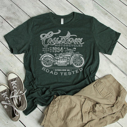 Motorcycle T-shirt, Custom Road Tested