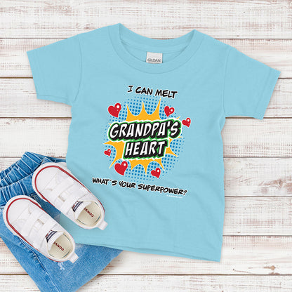 Kids T-shirt, Melt Grandpa's Heart Tee