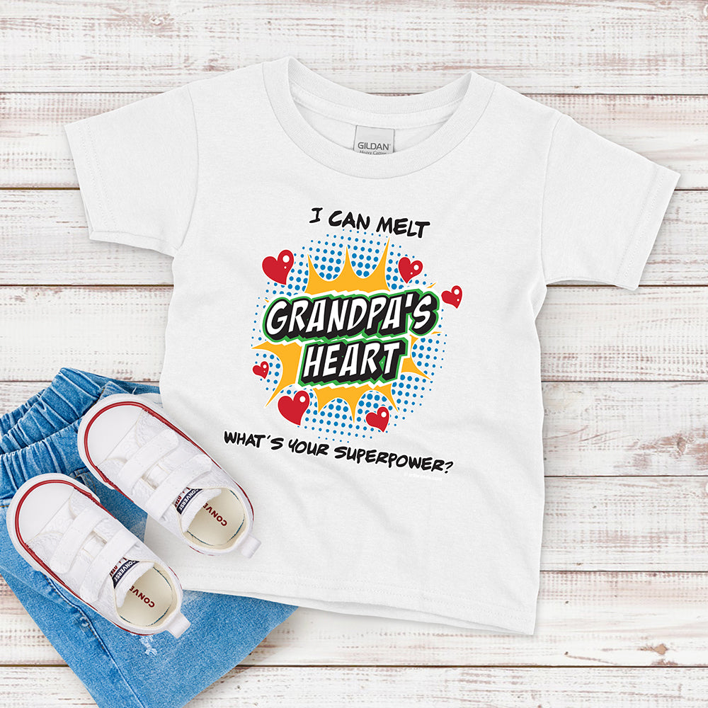 Kids T-shirt, Melt Grandpa's Heart Tee