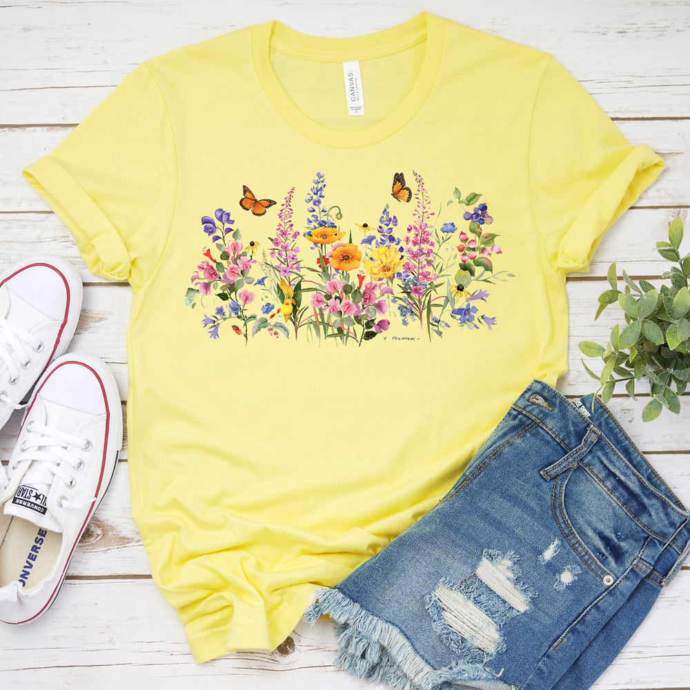 Springtime T-shirt, Wildflower