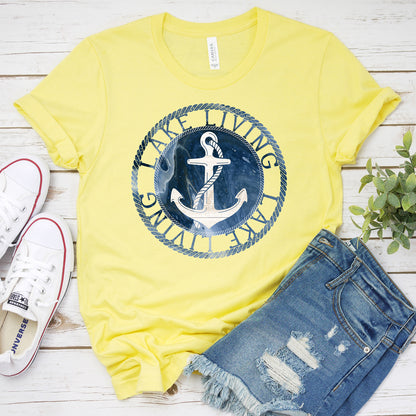 Great Outdoors T-shirt, Lake Living Anchor