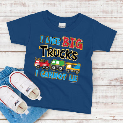 Kids T-Shirt, I Like Big Trucks