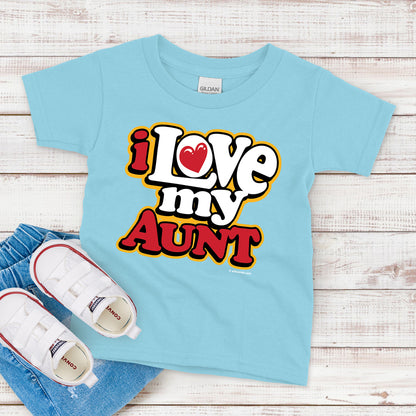 Kids T-Shirt, I Love My Aunt