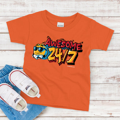 Kids T-Shirt, Awesome 24/7