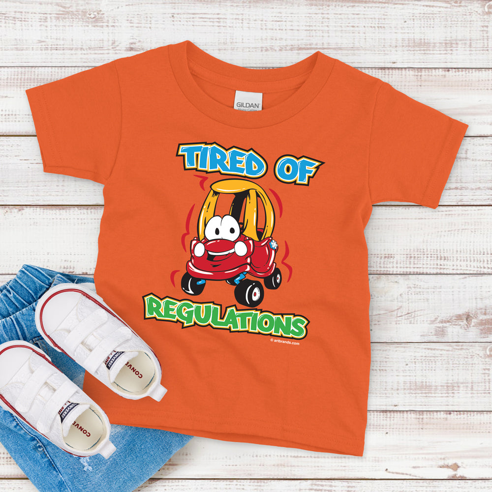 Kids T-Shirt, Tired Of Regulations