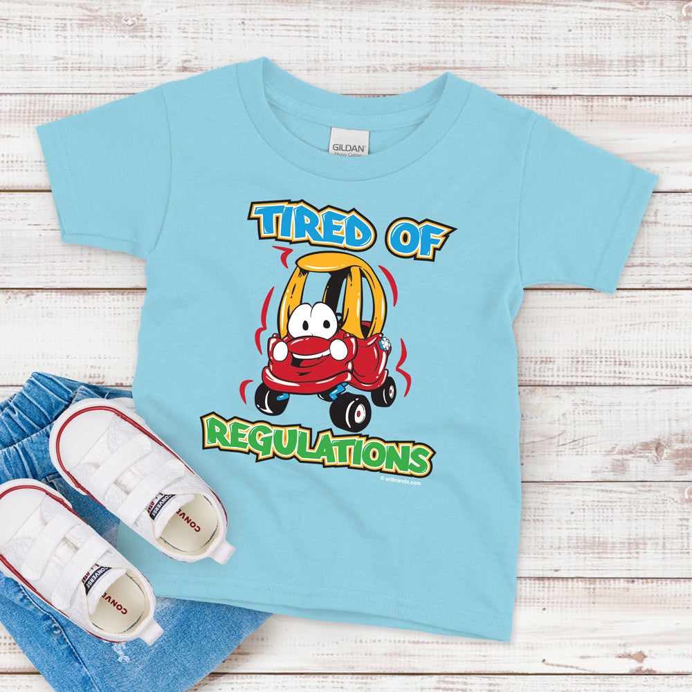 Kids T-Shirt, Tired Of Regulations