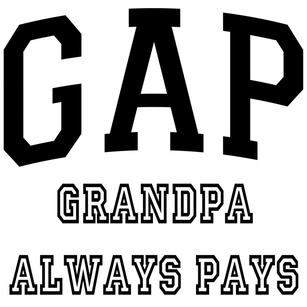 Kids T-Shirt, Grandpa Always Pays