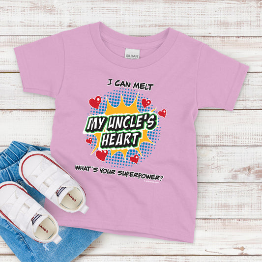 Kids T-Shirt, Melt Uncles Heart