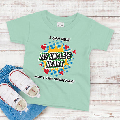 Kids T-Shirt, Melt Uncles Heart