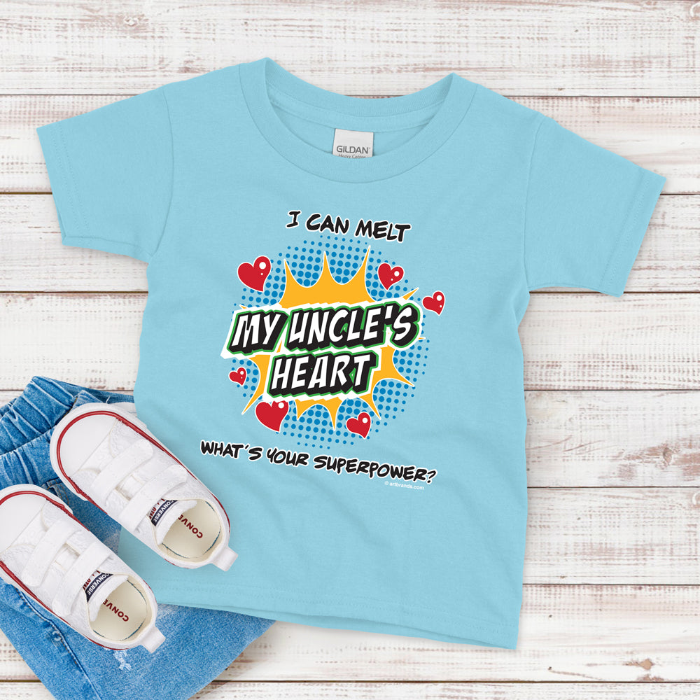 Kids T-Shirt, Melt Uncles Heart