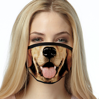 Yellow Lab FACE MASK Cover Your Face Masks