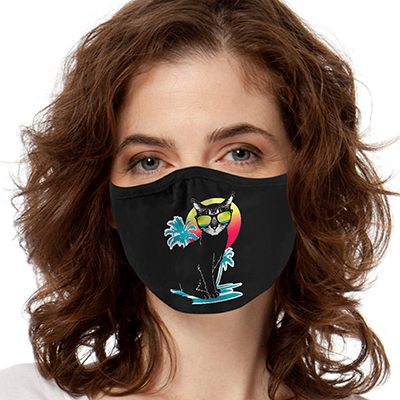 Cat FACE MASK Cool Summer Cat Face Covering