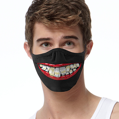 Lips FACE MASK Toothy Lips Cover Your Face Masks