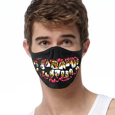 Zombie Teeth FACE MASK Cover Your Face Masks