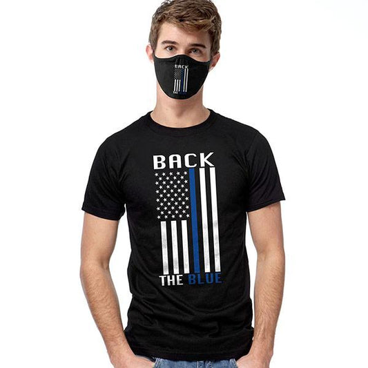Back the Blue T-SHIRT SET - Cover Your Face