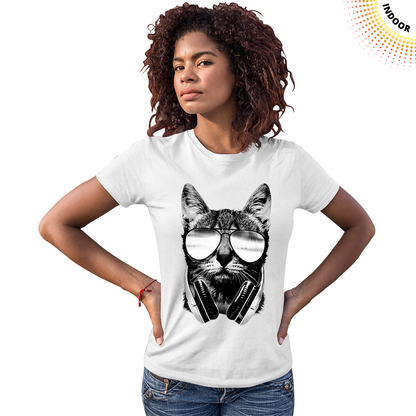 Women's Dj Cat Solar Tee