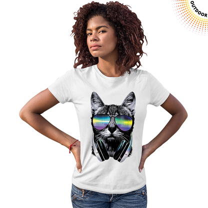 Women's Dj Cat Solar Tee