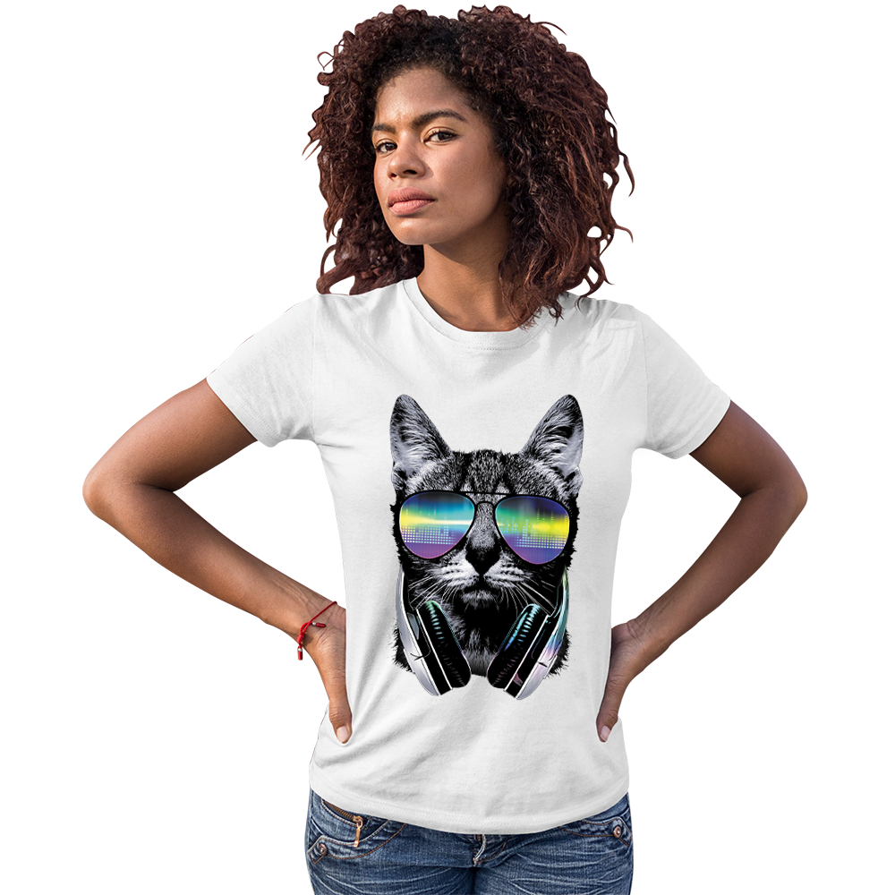 Women's Dj Cat Solar Tee