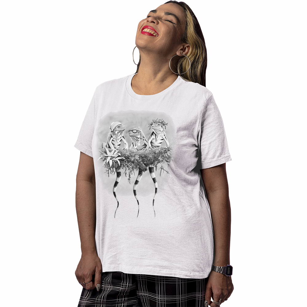 Adult Unisex Reggae Iguanas Solar Tee