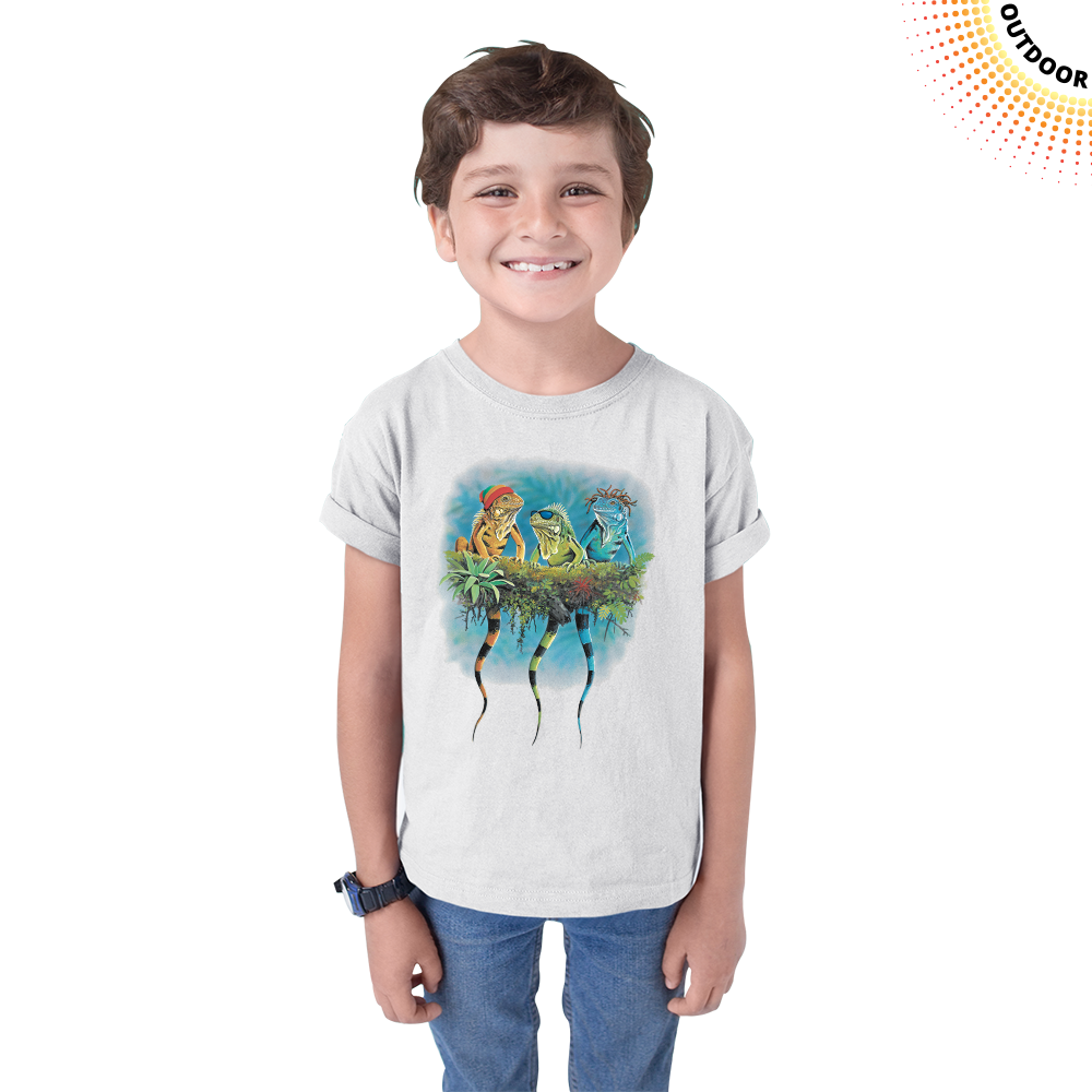 Kid's Reggae Iguanas Solar Tee