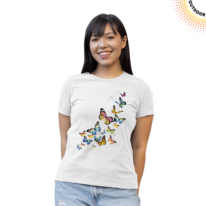 Women's Butterflies Solar Tee