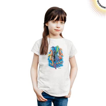 Kid's Seahorses Solar Tee