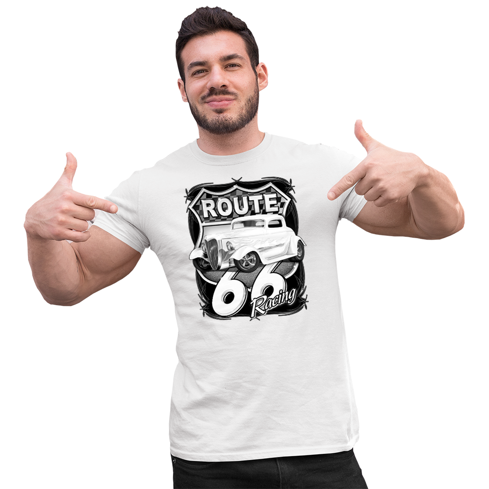 Adult Unisex Route 66 Racing Solar Tee