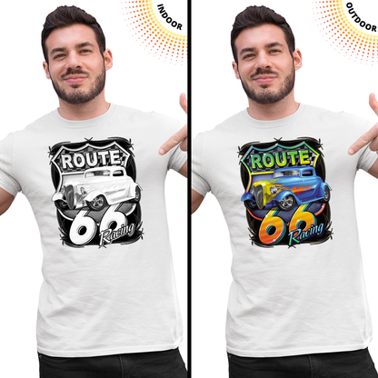 Adult Unisex Route 66 Racing Solar Tee