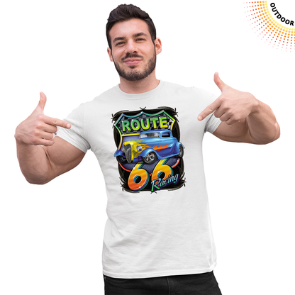 Adult Unisex Route 66 Racing Solar Tee