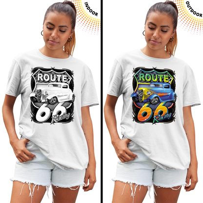 Adult Unisex Route 66 Racing Solar Tee