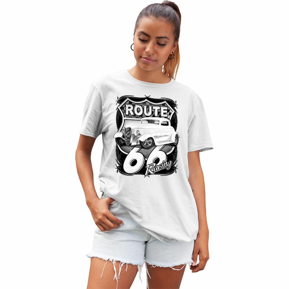 Adult Unisex Route 66 Racing Solar Tee