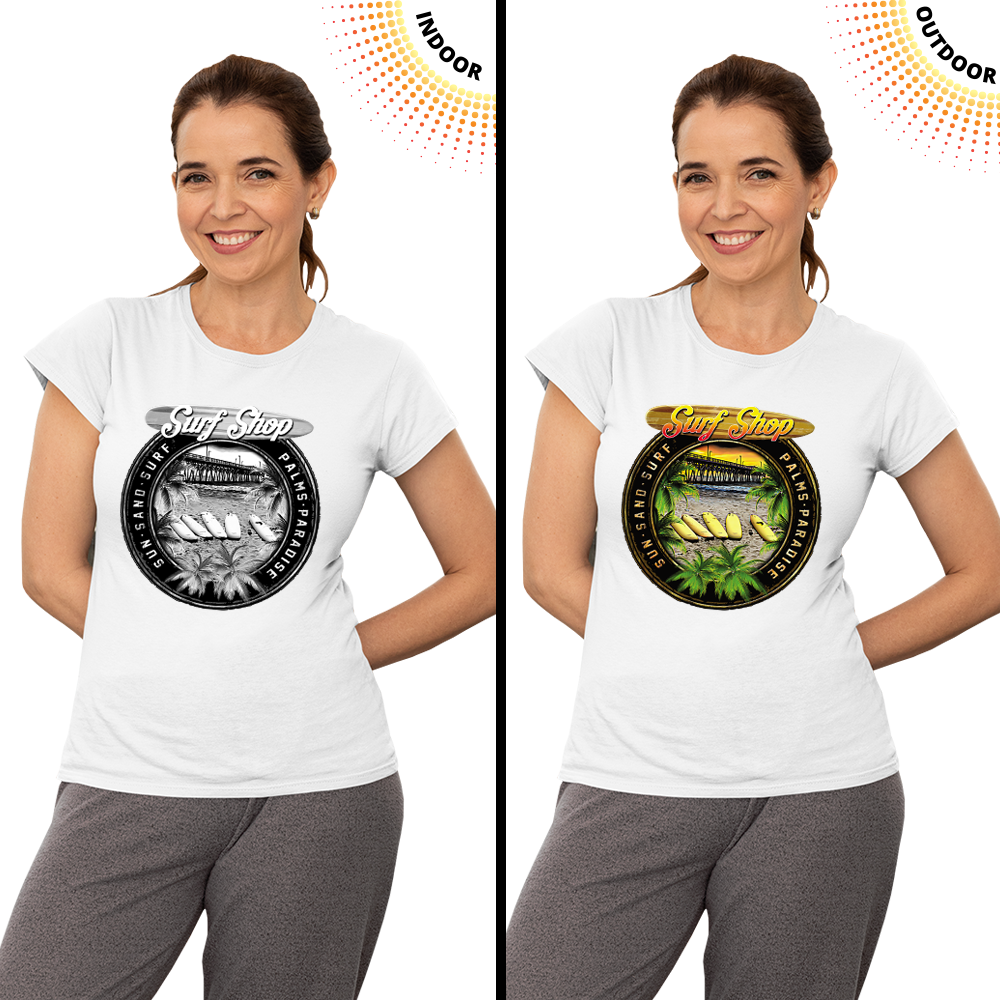 Women's Surf Circle Solar Tee