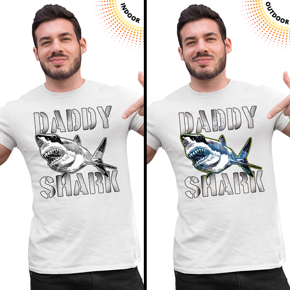 Adult Unisex Daddy Shark Solar Tee