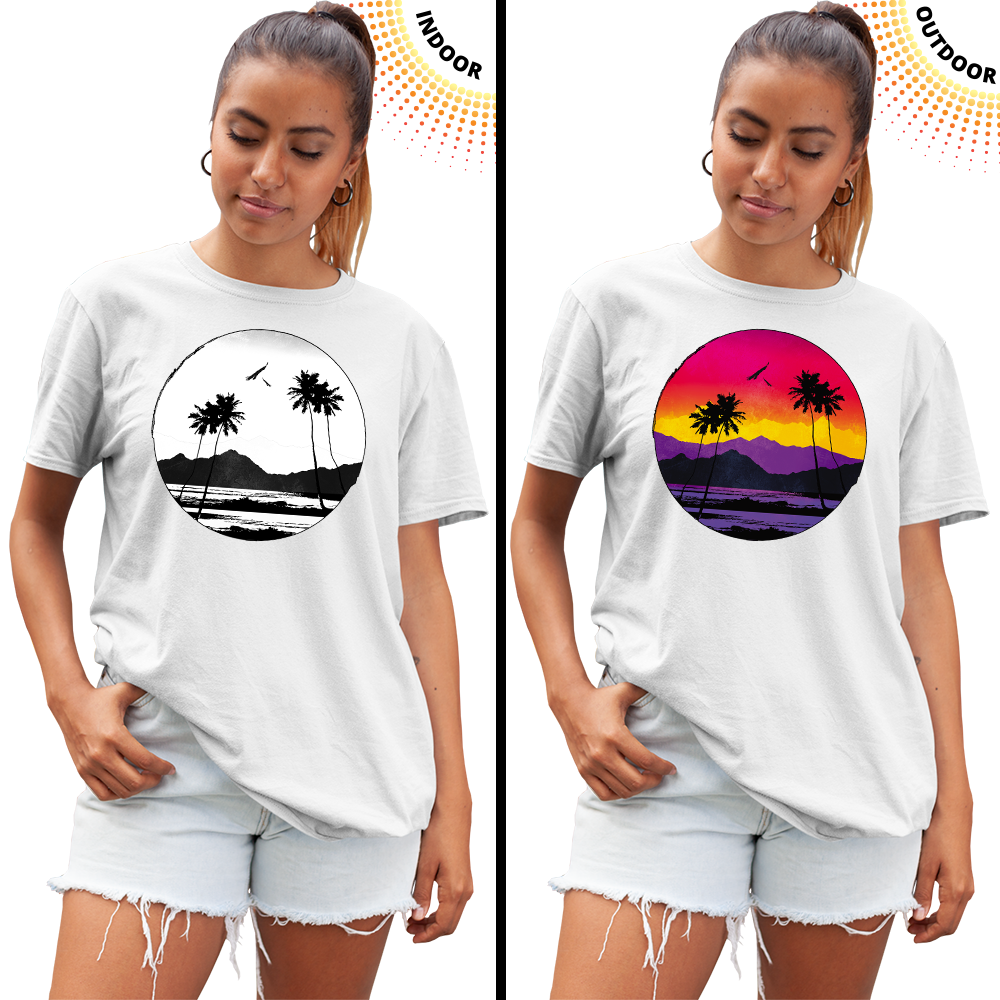 Adult Unisex Paradise Circle Solar Tee