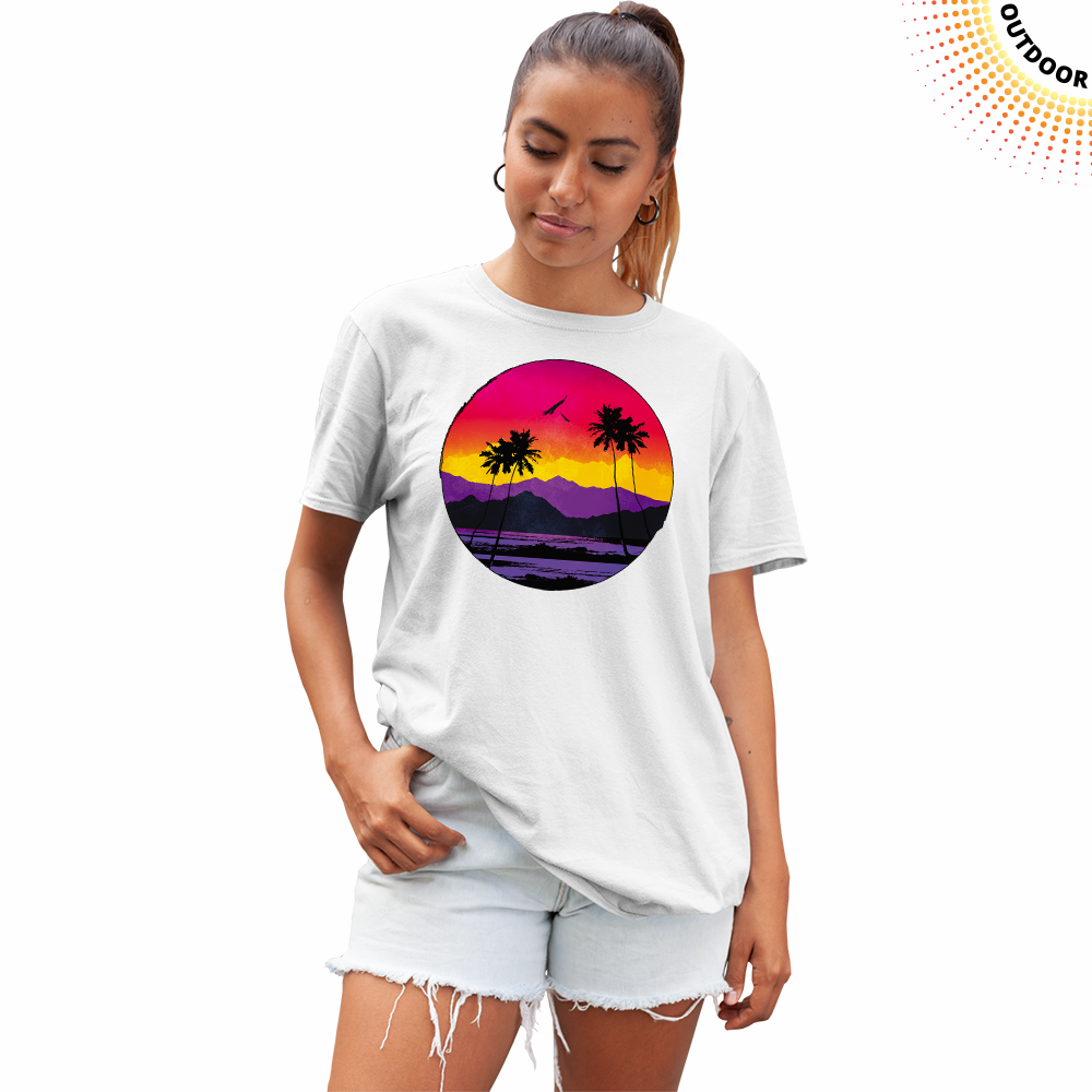 Adult Unisex Paradise Circle Solar Tee