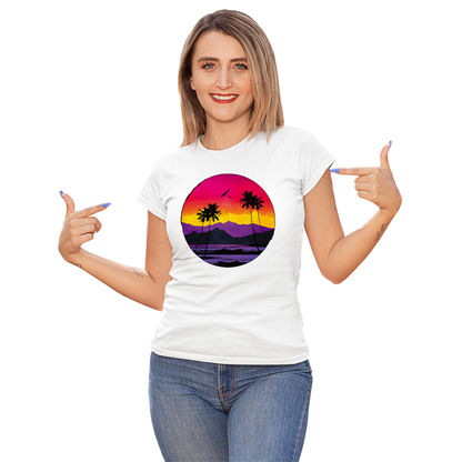 Women's Paradise Circle Solar Tee